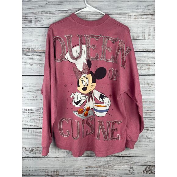 Disney Spirit Jersey Minnie Mouse 25th Anniversary Epcot Queen of Cuisine Pink - Picture 1 of 9